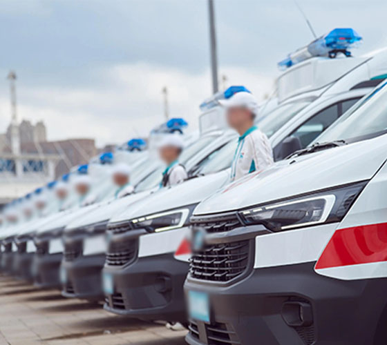 沿河服务车队展示